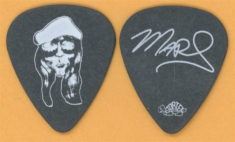 Motley Crue Mick Mars Vintage Guitar Pick - 2006 Route of All Evil Tour
