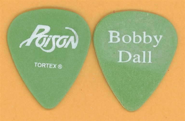 Poison Bobby Dall Vintage Guitar Pick - 2003 Hollyweird Tour