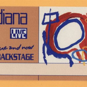 Diana Ross 1992 Here and Now Concert Tour Backstage Pass