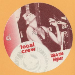 Diana Ross 1995 Take Me Higher Concert Tour CREW Backstage Pass