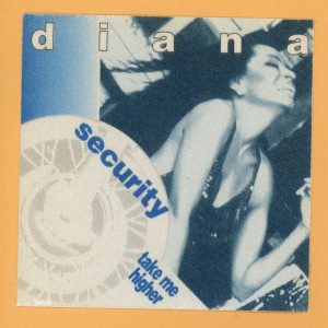 Diana Ross 1995 Take Me Higher Concert Tour SECURITY Backstage Pass