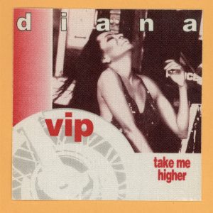 Diana Ross 1995 Take Me Higher Concert Tour VIP Backstage Pass