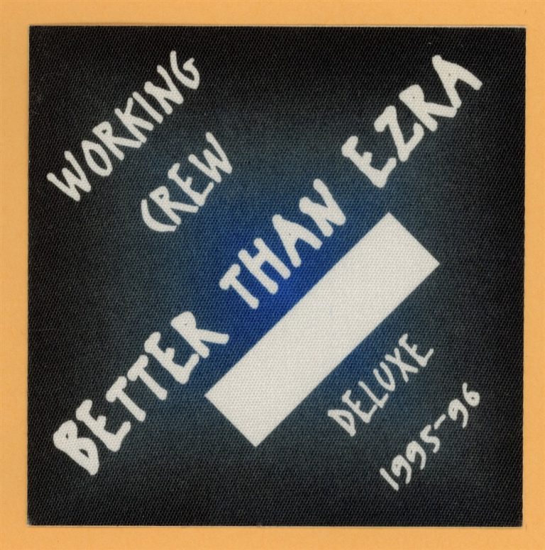 Better Than Ezra 1995 Concert Tour WORKING Backstage Pass