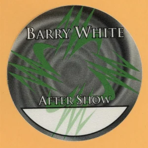 Barry White 1995 Icon Concert Tour AFTER SHOW Backstage Pass