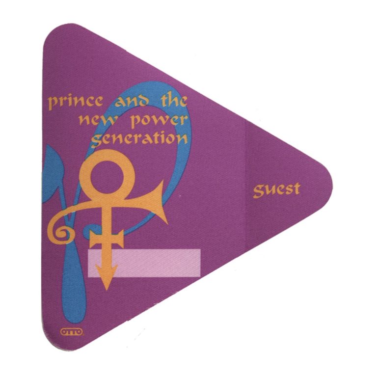 Prince 1993 New Power Generation Concert Tour Guest Backstage Pass