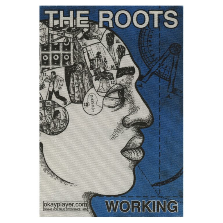 The Roots 2002 Phrenology Concert Tour Working Crew Backstage Pass