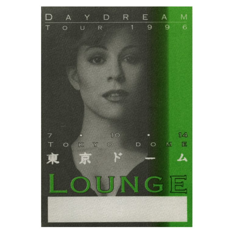 Mariah Carey 1996 Daydream Concert Tour Lounge Backstage Pass