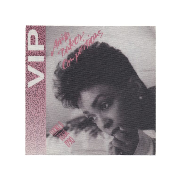 Anita Baker 1990 Compositions Concert Tour VIP Backstage Pass