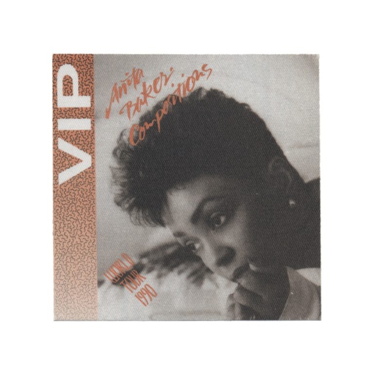 Anita Baker 1990 Compositions Concert Tour VIP Backstage Pass