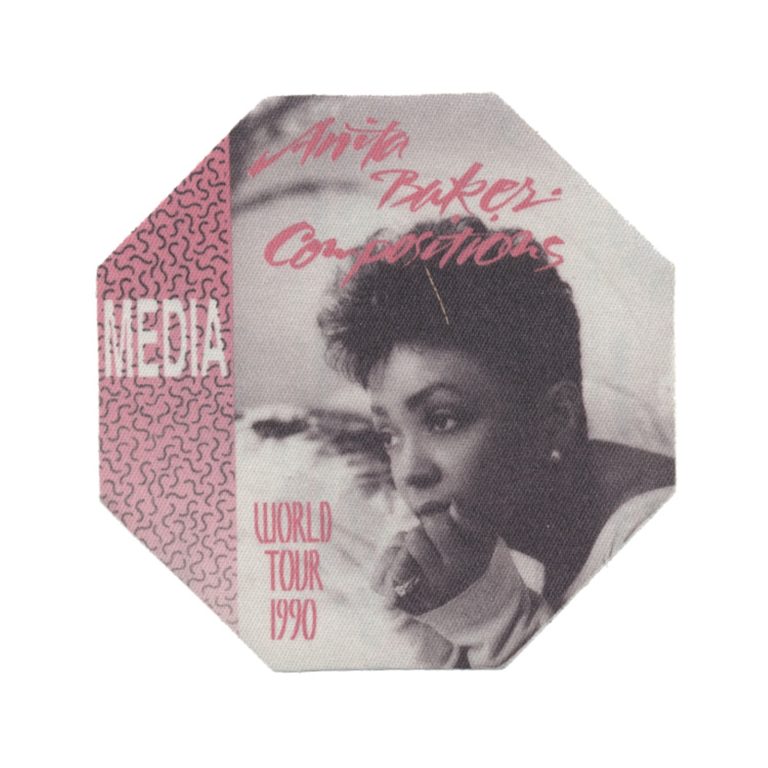Anita Baker 1990 Compositions Concert Tour Media Backstage Pass