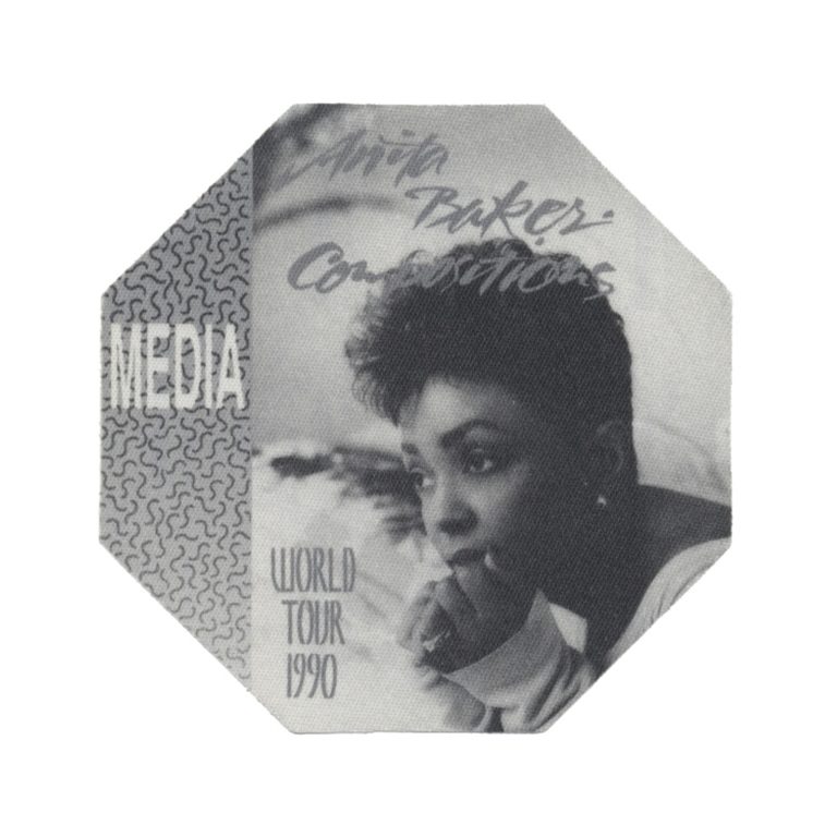 Anita Baker 1990 Compositions Concert Tour Media Backstage Pass