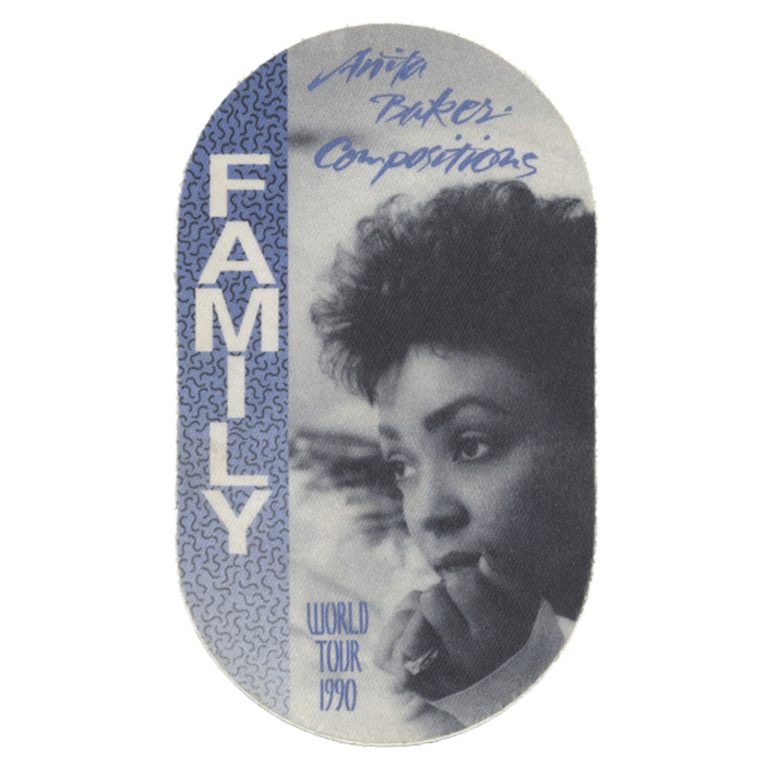 Anita Baker 1990 Compositions Concert Tour Family Backstage Pass