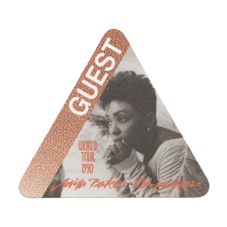 Anita Baker 1990 Compositions Concert Tour Guest Backstage Pass