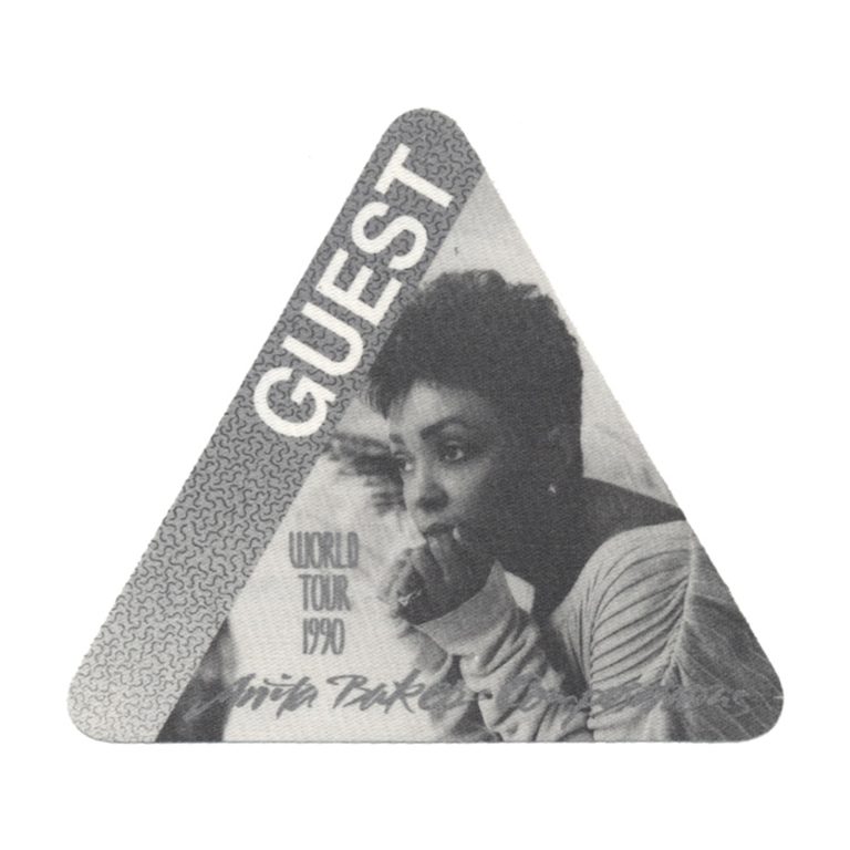 Anita Baker 1990 Compositions Concert Tour Guest Backstage Pass