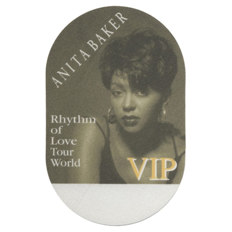 Anita Baker 1994 Rhythym of Love Concert Tour VIP Backstage Pass