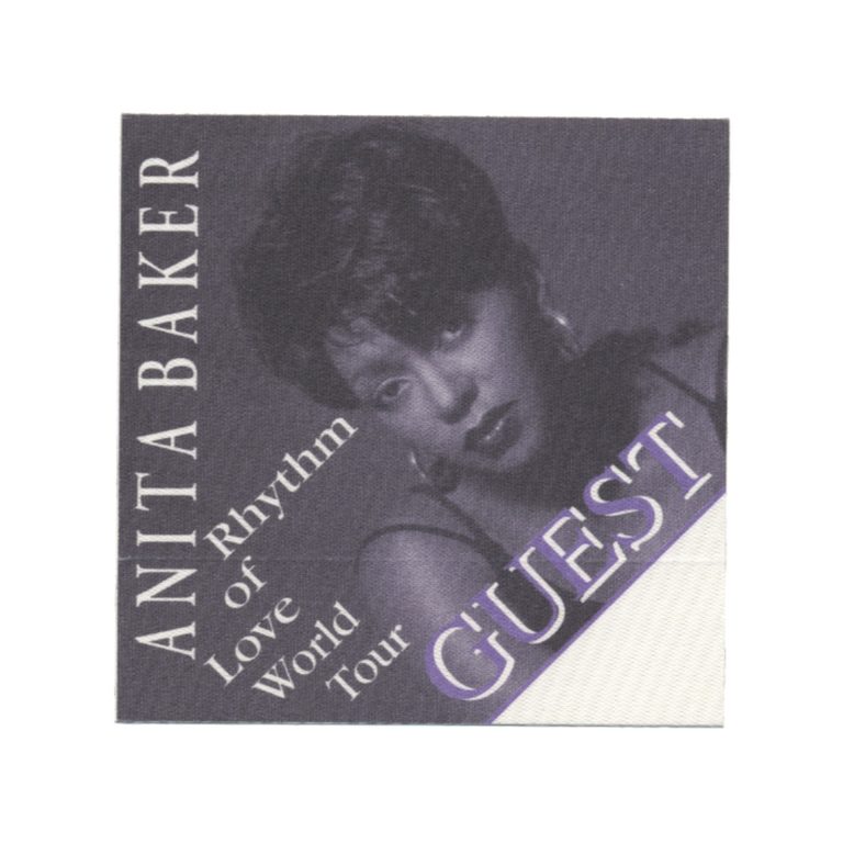 Anita Baker 1994 Rhythym of Love Concert Tour Guest Backstage Pass