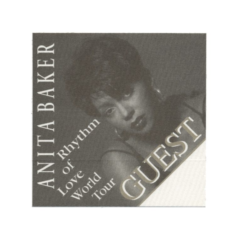 Anita Baker 1994 Rhythym of Love Concert Tour Guest Backstage Pass