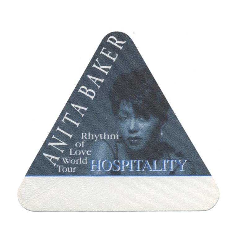 Anita Baker 1994 Rhythym of Love Concert Tour Hospitality Backstage Pass