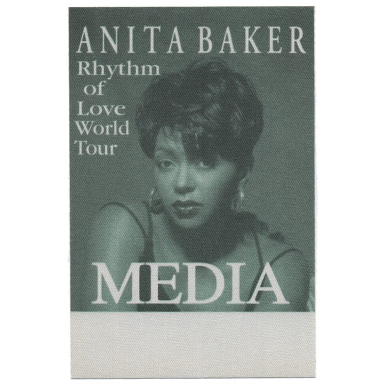 Anita Baker 1994 Rhythym of Love Concert Tour Media Backstage Pass