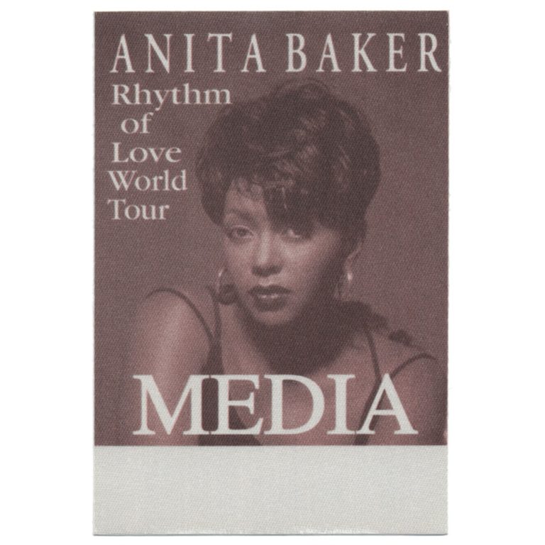 Anita Baker 1994 Rhythym of Love Concert Tour Media Backstage Pass