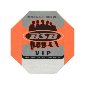 Backstreet Boys 2001 Black & Blue Concert Tour VIP Backstage Pass