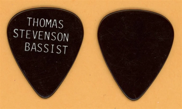 Thomas Stevenson Bassist Vintage Tour Guitar Pick