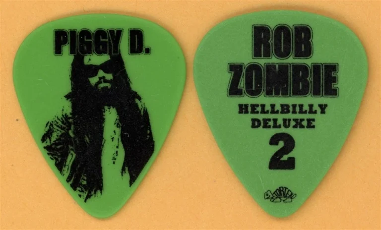 Rob Zombie Piggy D Vintage Guitar Pick - 2010 Hellbilly Deluxe 2 Tour