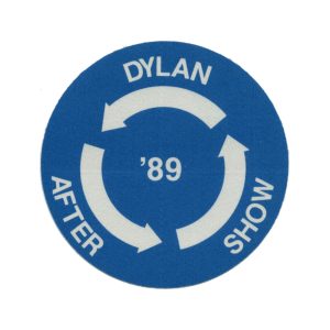 Bob Dylan 1989 Oh Mercy Concert Tour After Show Backstage Pass