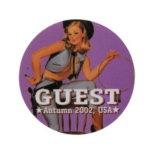 Bob Dylan 2002 Love and Theft Concert Tour Guest Backstage Pass