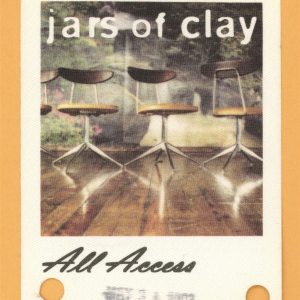Jars of Clay 2003 Who We Are Instead Concert Tour ALL ACCESS Backstage Pass