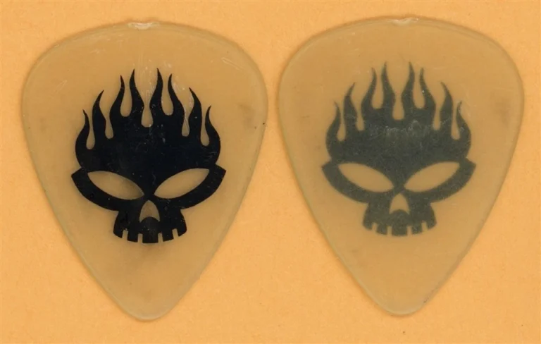 The Offspring Dexter Holland Vintage Guitar Pick - 2009 Rise & Fall Tour