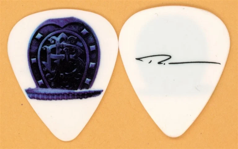 Nickelback Ryan Peake Vintage Guitar Pick - 2009 Dark Horse Tour