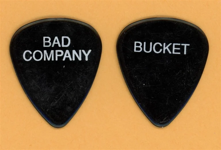 Bad Company Dave Bucket Colwell Vintage Guitar Pick - 1996 Tour