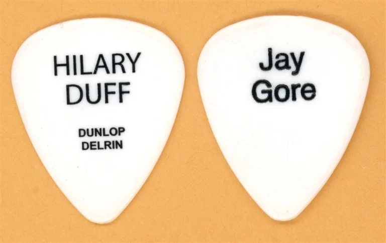 Hilary Duff Jay Gore Vintgae Guitar Pick - 2003 Metamorphosis Tour