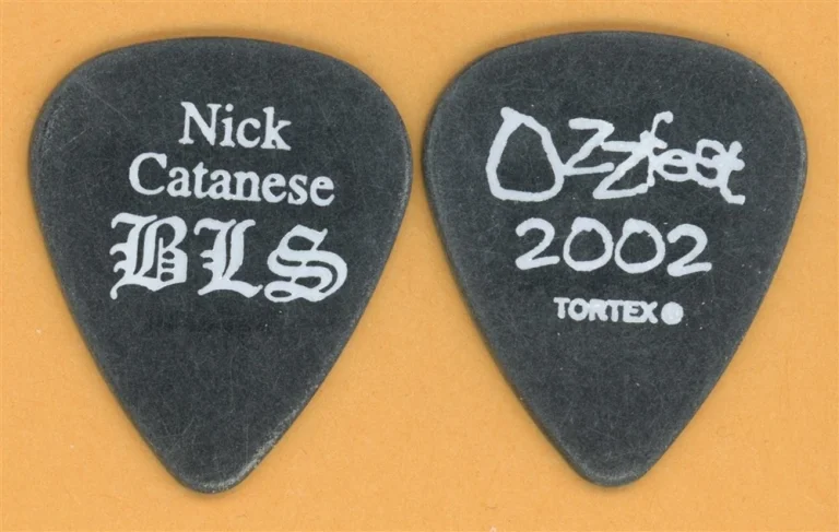 Black Label Society Nick Catanese Vintage Guitar Pick - 2002 Ozzfest Tour