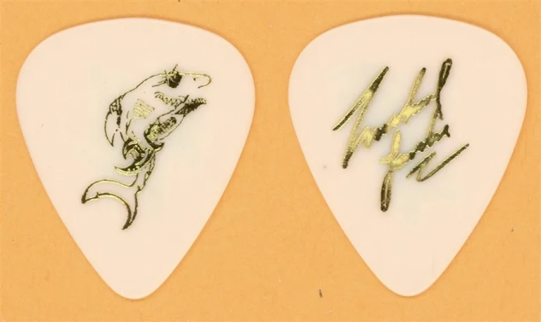 Great White Michael Lardie Vintage Guitar Pick - 1989 Twice Shy Tour