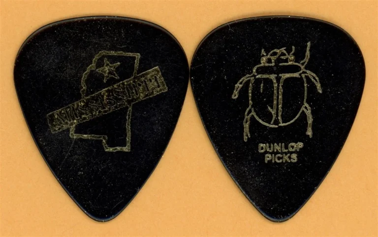 North Mississippi All Stars Luther Dickson Vintage Guitar Pick - 2010 US Tour