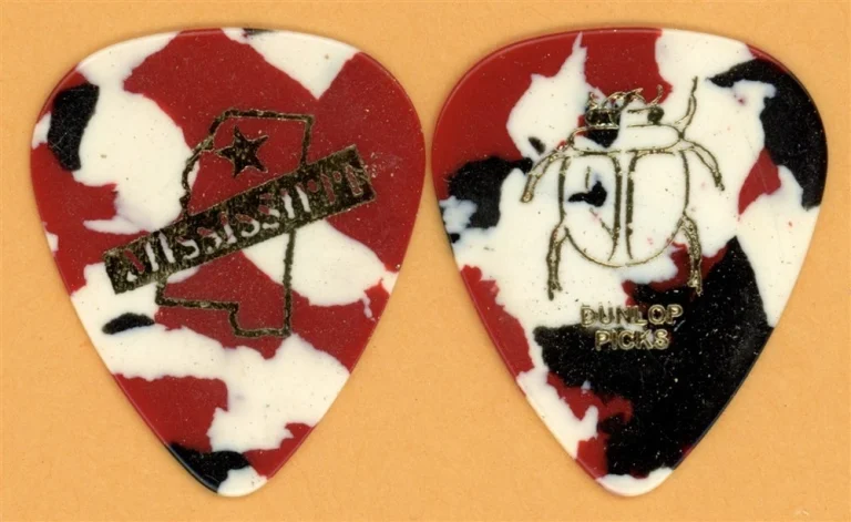 North Mississippi All Stars Luther Dickson Vintage Guitar Pick - 2010 US Tour
