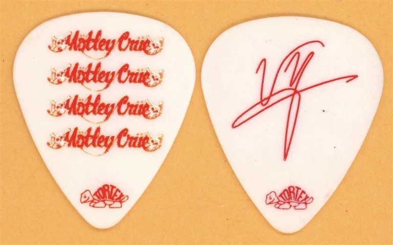 Motley Crue Vince Neil Vintage Guitar Pick - 2009 Saints of Los Angeles Tour