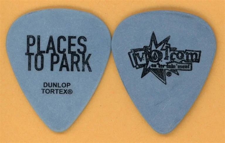 Places to Park authentic 2003 Volcom tour custom stage collectible Guitar Pick