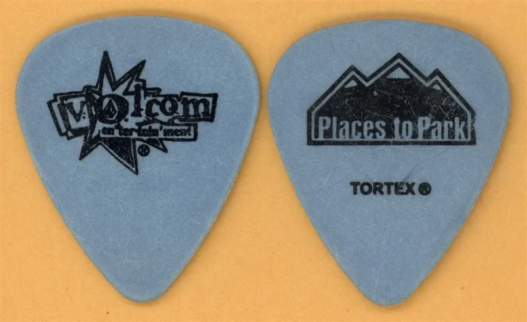 Places to Park Vintage Guitar Pick - 2003 Volcom US Tour