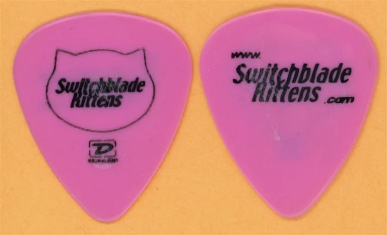 Switchblade Kittens Tabbie Vintage Guitar Pick - 2004 US Tour