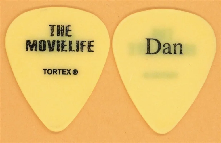 The Movielife Dan Navetta Vintage Guitar Pick - 2002 Forty Hour Train Tour