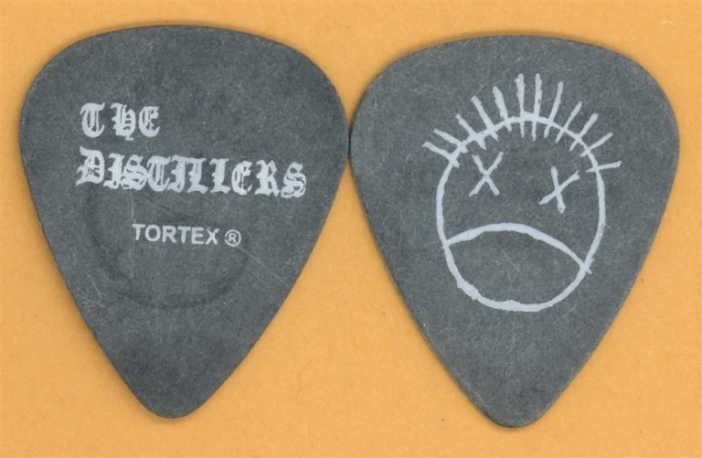 The Distillers Tony Bevilacqua Vintage Guitar Pick - 2003 Coral Fang Tour
