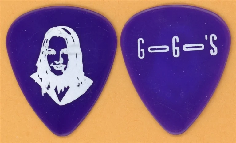 The Go-Go's Charlotte Caffey PURPLE Vintage Guitar Pick - 1999 Reunion Tour