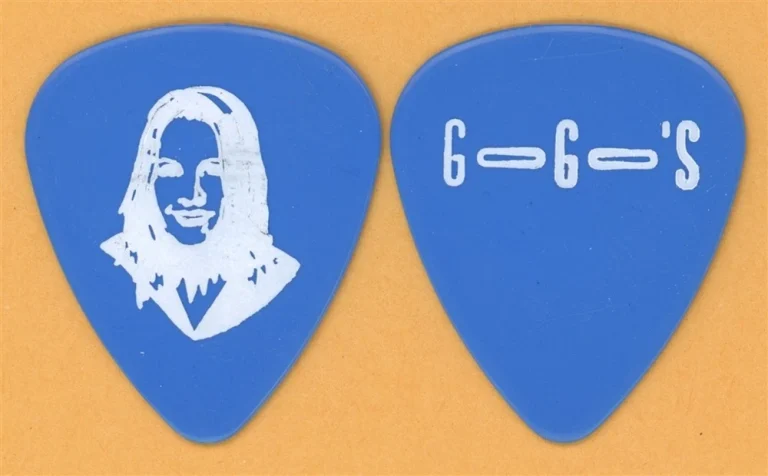 The Go-Go's Charlotte Caffey BLUE Vintage Guitar Pick - 1999 Reunion Tour