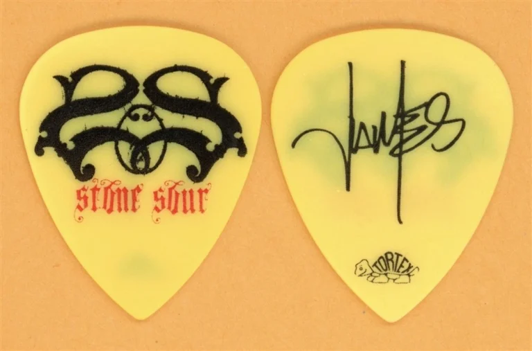 Stone Sour James Root Vintage Guitar Pick - 2013 House of Gold & Bones Tour
