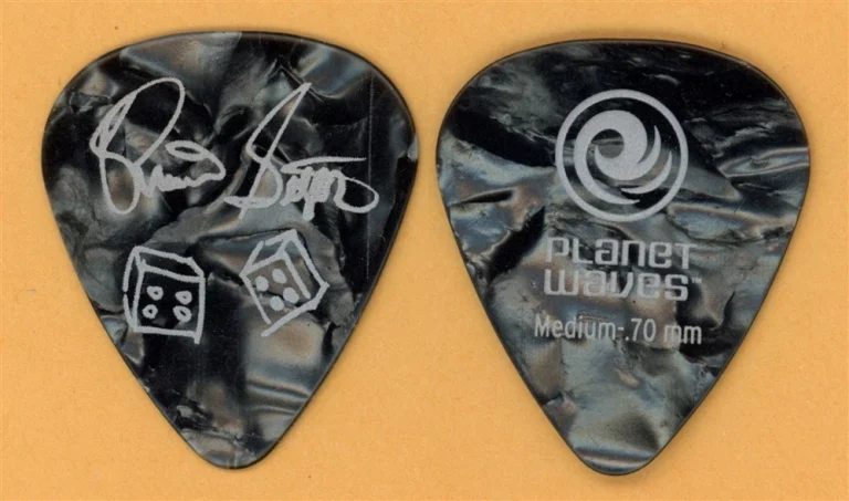 Brian Setzer Stray Cats Planet Waves Vintage Guitar Pick - 2011 US Tour
