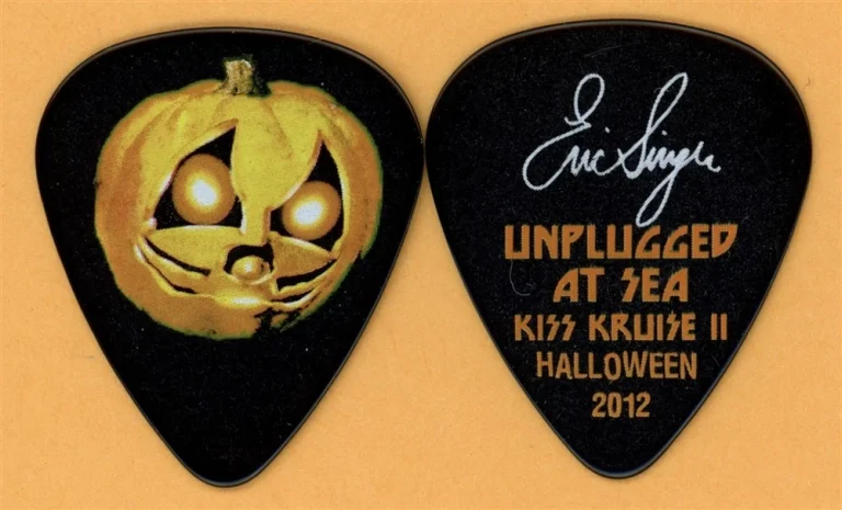 KISS Eric Singer Halloween Show Vintage Guitar Pick - 2012 Kruise II Tour