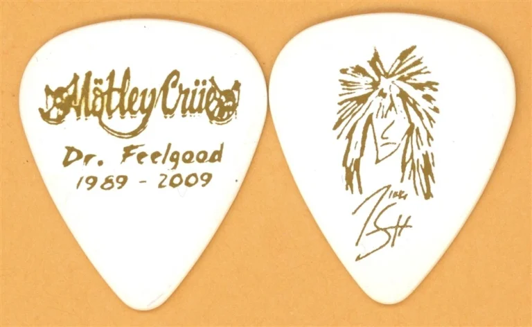 Motley Crue Nikki Sixx Vintage Guitar Pick - 2009 Dr. Feelgood 20th Tour